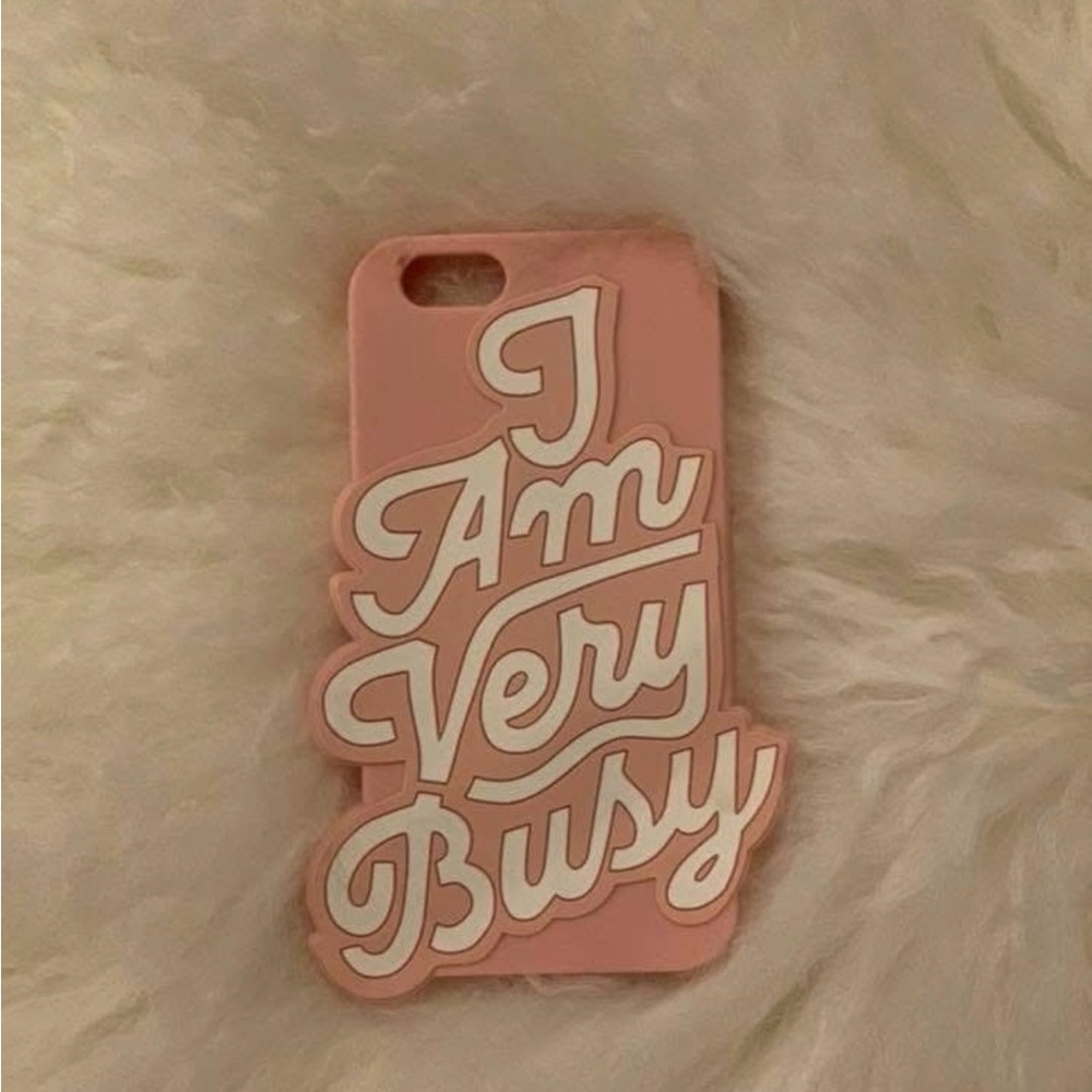 ban.do Blush Pink Phone Case iPhone 6 I am Very Busy